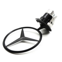 емблема мерцедес черна гланц Mercedes 44mm мерник W204/w211/w212/w210/w220